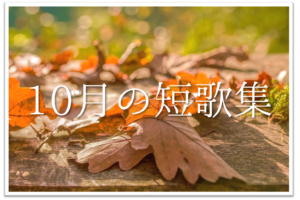 【10月の短歌(和歌)集 20選】秋を感じる!!知っておきたいおすすめ有名作品を紹介！